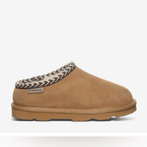 BearPaw Iced Coffee Youth Slippers         Color: Iced Coffee.     Sz 2 - Picture 2 of 4